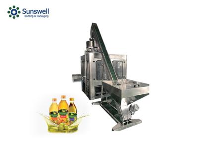 Chine L'huile essentielle automatique de la machine de remplissage d'huile de friture 110mm met la machine en bouteille de capsulage à vendre