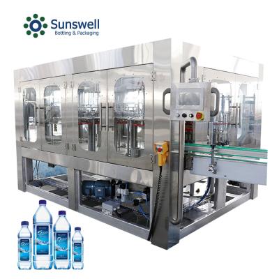 China Fully Automatic Water Filling Machine SUS304 High Speed Mineral Production Line for sale