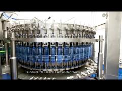 Non Carbonated  Automatic Rotary Monoblock Bottling Machine