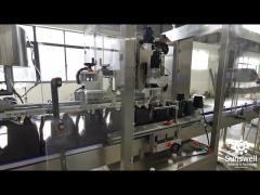 Linear Type Disinfection Alcohol Filling Capping Packaging Machine