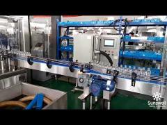 Automatic Linear 4000bph 96% Alcohol Ethanol Gravity Filling Line