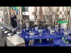 12000 Cans Per Hour Roboticized Carbonated Drink Filling Machine Bottle Filler
