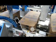 Automatic Box Shrink Packaging Equipment / Carton Box Wrapping Machine