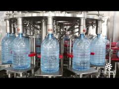 SUNSWELL 1200BPH 5.6L Water Bottling Line