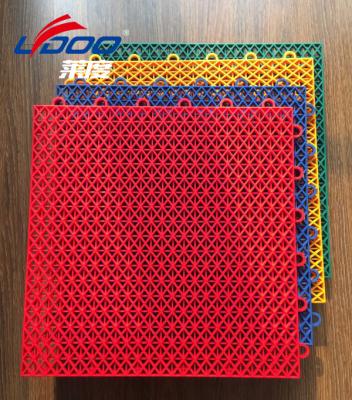 China Suspended Assembled Floor, interlocking PP flooring for sale