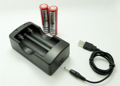 China A entrada 5 V Output o carregador de bateria de 4,2 V para a bateria do íon de 2 x de 18650 Li com cabo de USB à venda