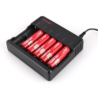 China Durable New H6 Li Ion 18650 Charger , 6 Slot Battery Charger With AU EU Plug for sale