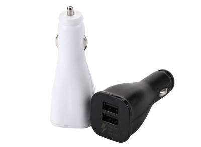 China Qc 2.0 Double Usb Car Charger , Samsung Fast Charging Car Charger For S6 S7 / Note 4 5 for sale