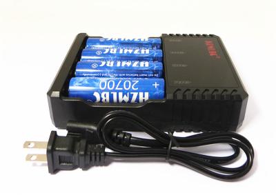 中国 Eのタバコの4 * 20700電池のための普遍的な李イオン充電器米国のプラグ 販売のため