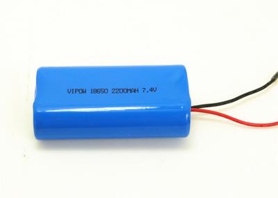 China Compact Lithium Ion Car Battery , 18650 2S1P Lithium Ion 7.4 V Rechargeable Battery for sale