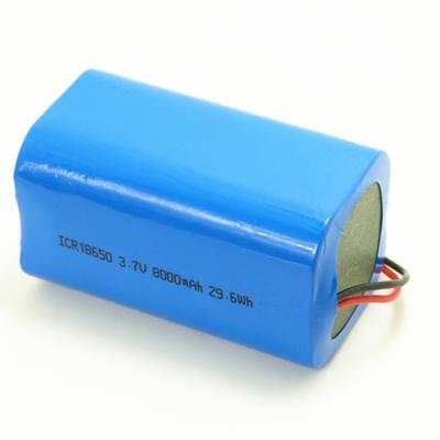 China Portable 18650 Lithium Ion Battery Pack , 3.7 Volt Rechargeable Lithium Ion Battery for sale