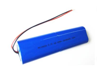 China 18650 Li Ion Battery Pack , 3.7 Volt Rechargeable Battery Pack With Pcb / Wire Leads for sale