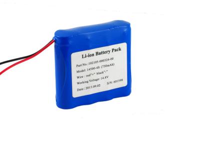 China 14.4V 750mah 14500  Li Ion Battery Pack For LED Signal Light OEM&ODM Available for sale