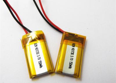 China Rechargeable 401730 3.7 V 150mah Lipo Battery , Bluetooth Headset Battery Replacement for sale