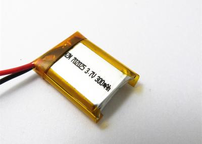Chine Batterie plate de la batterie 300mah Lipo de polymère de lithium du cycle 702025 profonds pour l'appareil photo numérique de GPS à vendre
