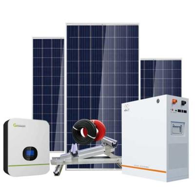 China 5kW solar del sistema de rejilla 48V 100ah para el almacenamiento de energía renovable del hogar en venta
