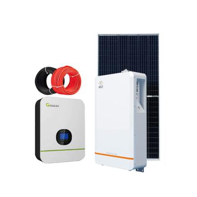 China 5000w Solar Off Grid System / 9kw 176Ah Residential Solar Power Systems for sale