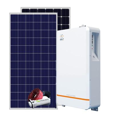 Chine 200ah système solaire électrique photovoltaïque 5Kw MSDS à vendre