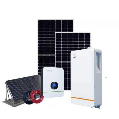 China 60VDC CATL Solar Electric System Growatt 5000TL 400w Solar Panel PV System for sale