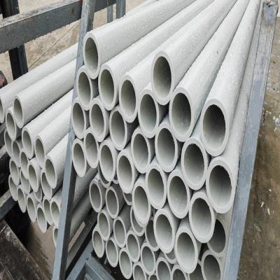 China FRP Pultrusion Round Tube 76x8mm Length 2400mm Surface With Knitted Mat Wrapping for sale