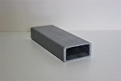 China 2m Grey GRP FRP Pultruded Rectangular Tube High Tensile Strength for sale