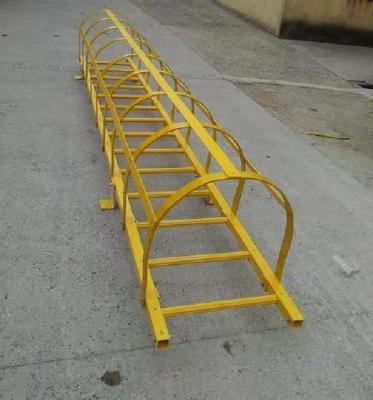 China Safety High Strength Fiberglass FRP Cage Ladder Anti Corrosion for sale