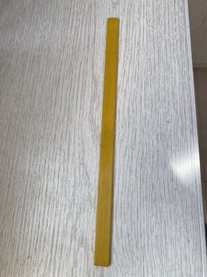 China Barra lisa 40x6mm da fibra de vidro amarela de pouco peso à venda