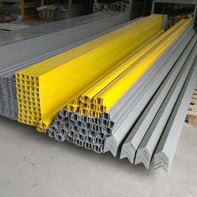 China Round Rectangle 5m L Angle Frp Pultrusion Profile Tube For House Building for sale