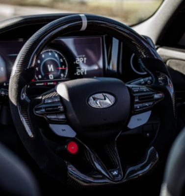China Hyundai Series Custom Made Steering Wheel With Round Top Flat Bottom for sale