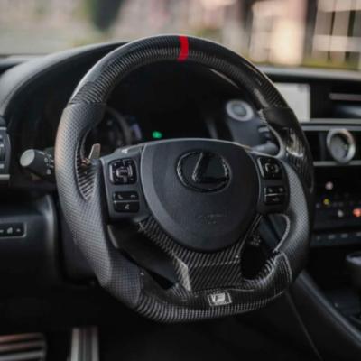 China Double Stitching Customized Steering Wheel Lexus Series Modification Smooth Grip Pattern for sale