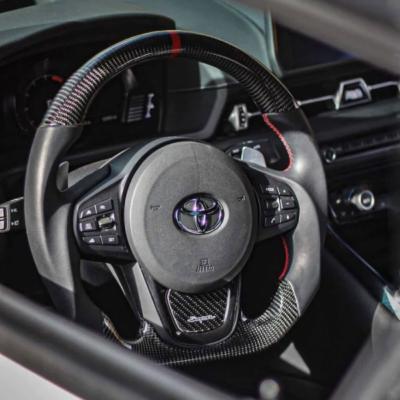 China Toyota Series Auto Steering Wheel Private Custom Smooth Leather For Modification for sale