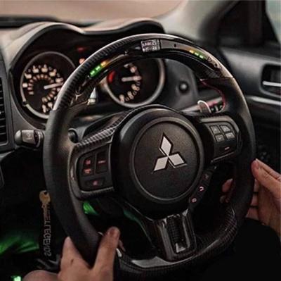 China Mistubishi Series Customized Design Steering Wheel With Black Grip à venda