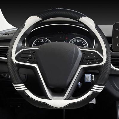 China Baojun Series Lightweight Black Carbon Fiber Steering Wheel for Improved Steering Control for sale