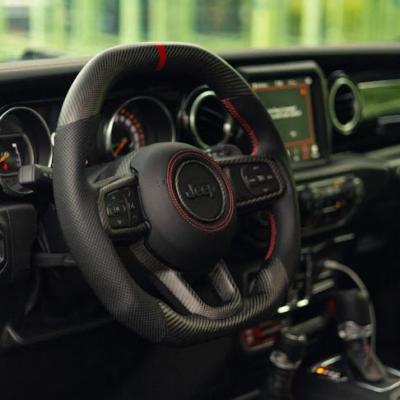 中国 Jeep Series Customized Design Steering Wheel for Round Top Flat Bottom Shape 販売のため