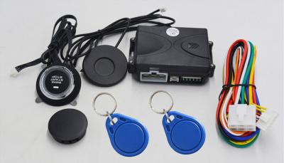 China Rfid Engine Smart Key Push Button Start Car Alarm System 3~5m Control Distance for sale