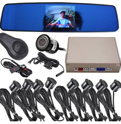 China Reliable Car Parking Sensor System With Camera , LCD Monitor Reverse Parking Sensor Kit for sale