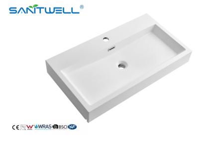 中国 SW6002-765卸売の中国の製造者は光沢のある白くさまざまなサイズが洗浄手洗面器をカスタマイズした洗面器に投石する 販売のため