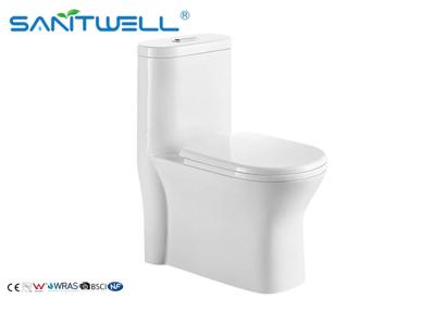 China Girl Siphonic One Piece Toilet 705*390*775 mm Size 3L / 6L Water tank for sale