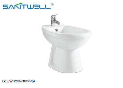 China Bathroom Sanitary Ware Floor Mounted Bidet One Piece WC 570*350*395 mm for sale