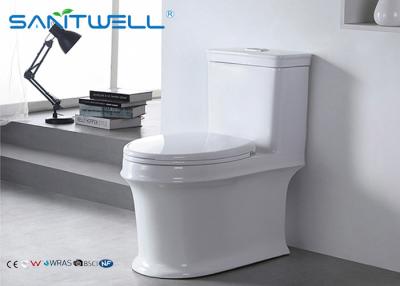 China Floor mounted siphonic dual flush toilet modern sanitary 730*390*725 mm Size for sale