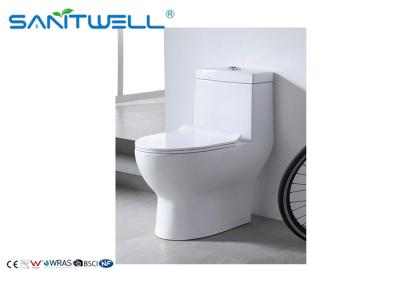 China Sanitary Ware One Piece Toilet , Wall Mounted WC  Dual Flush Mechanism for sale