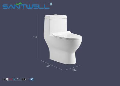 Chine Carte de travail sanitaire rouge de métier de qualité de toilette ronde de morceau de type 1 de lavage à grande eau à vendre