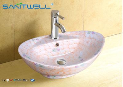 China Prenda impermeable artística de cerámica China CUPC 590*390*215 milímetro del fregadero de la cara del lavabo del cuarto de baño en venta