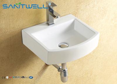China Ceramic Wall Hung Wash Basin for Bathroom 395*375*110 mm , wall mount sink for sale