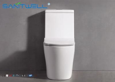 China Bathroom Single Piece Toilet sanitary ware 1 hole siphonic  WC for sale