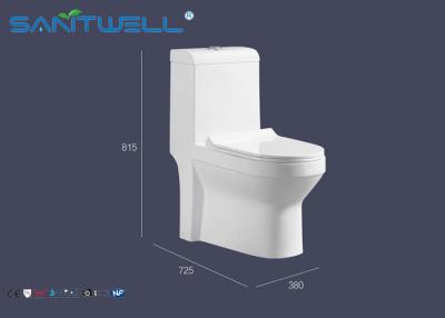 China American standard 1 piece toilet UPC / single flush elongated toilet for sale