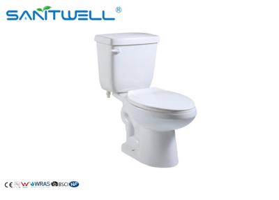 China Close Coupled Toilet Ceramic WC 710*400*760 mm Size for sale