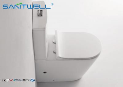 China Ganzwäsche-Abschluss verband Toiletten-Boden-stehende Kombination mit der doppelten Spülung zu verkaufen