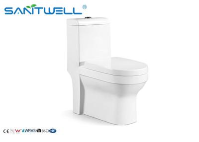 China Eleganter Entwurfs-keramische Toilette mit doppeltem Spülwasser-System SWC2811 zu verkaufen