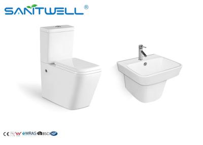 China Cistern Compact Stand Ceramic Toilet American Standard SWC1021 665 * 345 * 830 Mm for sale